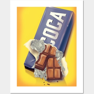 Coca Chocolate bar Posters and Art